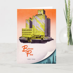 Carte Hôtel de plaza de New York City Belmont