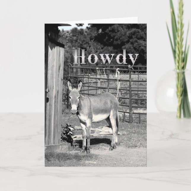 Carte Howdy (Devant)