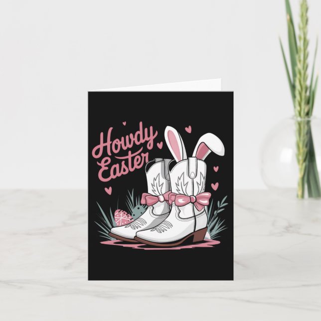 Carte Howdy Pâques (Devant)
