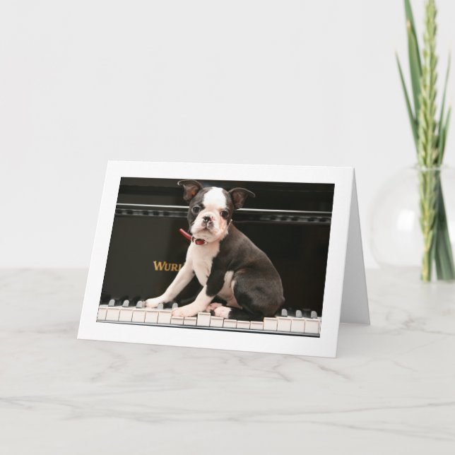 Carte Howie sur le piano (Devant)