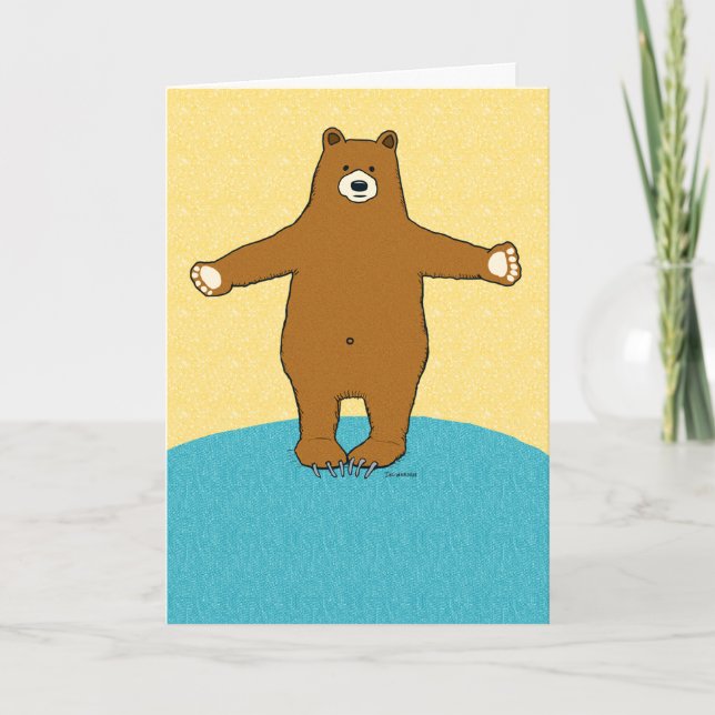 Carte Hug d'ours gratuit (Devant)