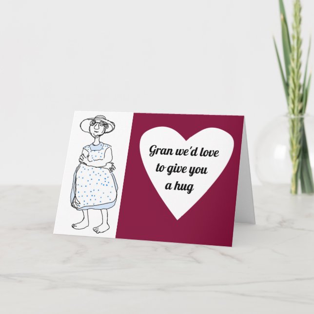 Carte Hug for Gran (Devant)