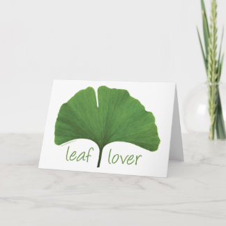 Carte Hugger d'arbre à feuilles