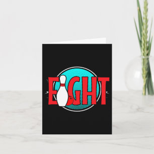 Carte Huit Bowling Anniversaire 8 ans Garçon Anniversair