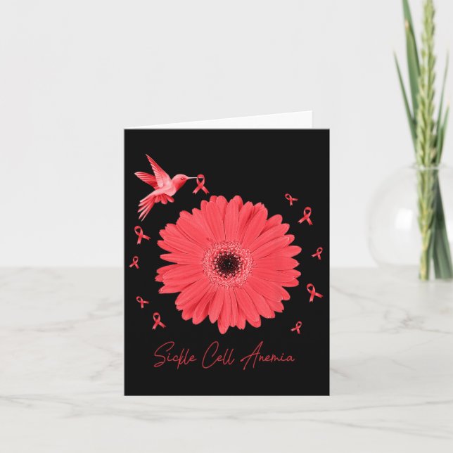 Carte Hummingbird Daisy Lupus Guerrier (Devant)