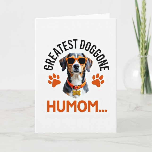 Carte Humom Chien Géométrique (Devant)