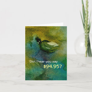 Carte humoristique 95e anniversaire