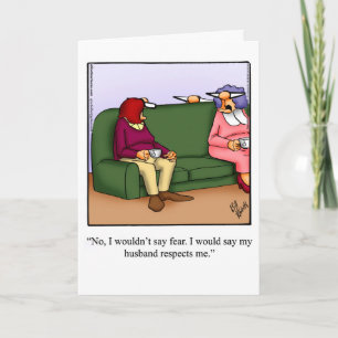 Carte humoristique de carte d'anniversaire
