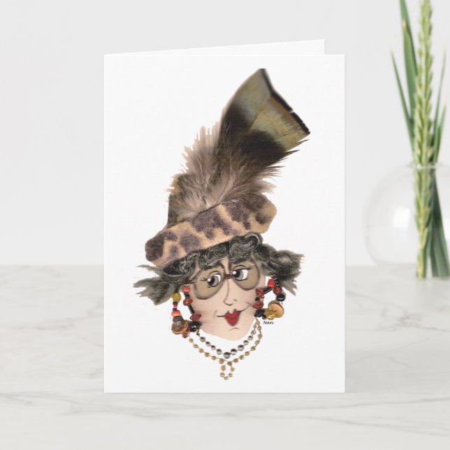 Carte humoristique de la fête des mères (Devant)