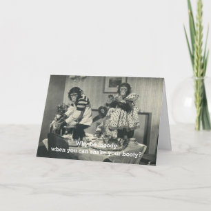 Carte humoristique de singe