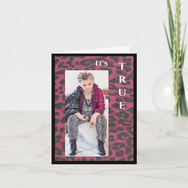 Carte Humoristique Elle l'a fait (Devant)