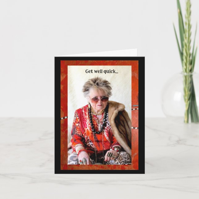 Carte Humoristique, vite (Devant)