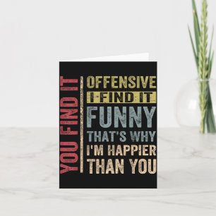 Carte Humour Adulte Sarcastique Offensant Joyeux