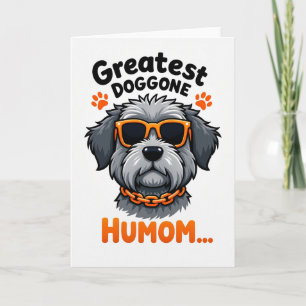 Carte Humour Chien Hirsute Mat