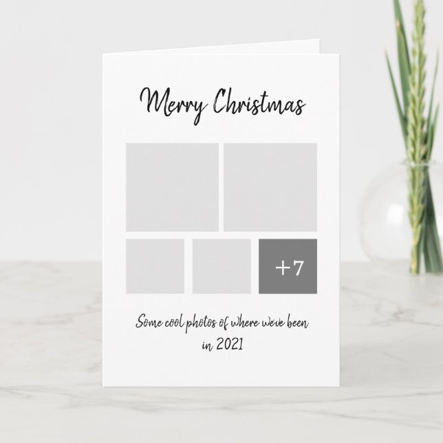 Carte Humour Corona Virus 2021 Noël (Devant)