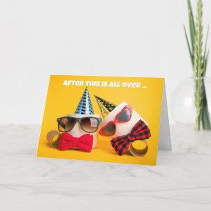 Carte Humour Coronavirus en papier toilette d'anniversai