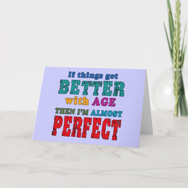 Carte Humour d'anniversaire de Over the Hill (Devant)