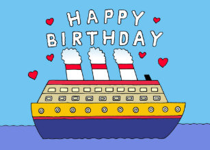 Cartes De Vœux Humour Bateau Zazzle Fr