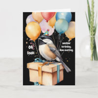 Humour de l'anniversaire du poulet sarcastique cad