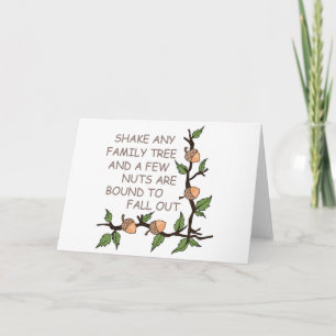 Carte Humour de l'arbre généalogique