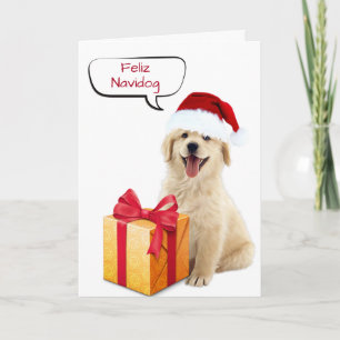 Carte Humour de Noël Golden Retriever