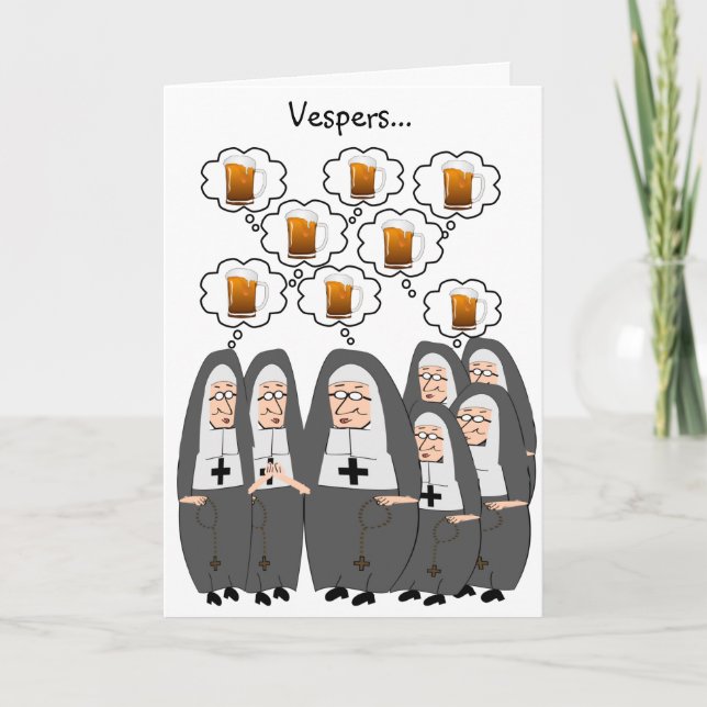 Carte Humour de religieuses catholiques (Devant)