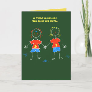Carte Humour défini BFF LOL Girls Friendship Secrets