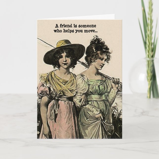 Carte Humour défini par BFF LOL Lady Friendship Secrets (Devant)