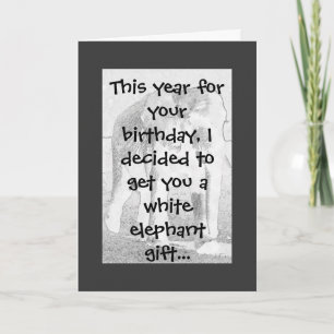 Carte Humour d'éléphant