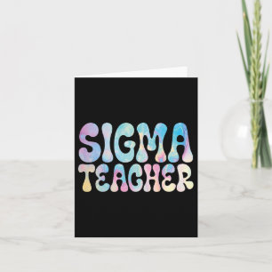 Carte Humour des amateurs de mèmes de professeur Sigma d