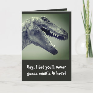 Carte Humour Dinosaur