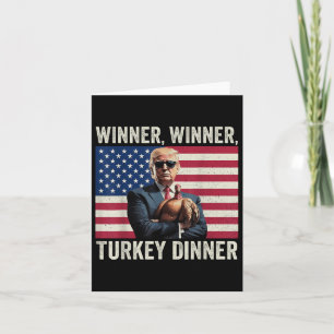 Carte Humour Drôle Trump Gagnant Dîner Dîner Turquie