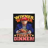 Humour Drôle Trump Gagnant Gagnant Dîner de dinde 