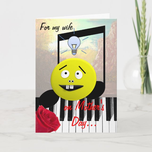 Carte Humour du jour de mère d'épouse (Devant)