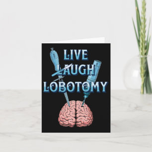 Carte Humour Gothique Sarcastique et Sombre en Live 
