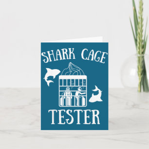 Carte Humour Handicap Fauteuil Roulant Cage Requin Handi