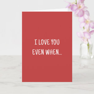 Carte Humour I Love You Movie Joke Funny Valentines Day