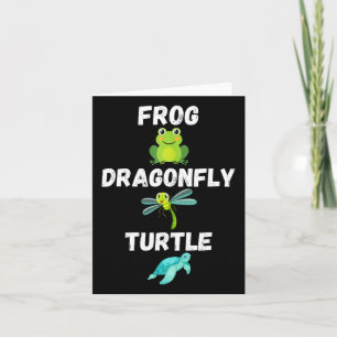 Carte Humour politique subtil Grenouille libellule Tortu