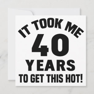 Carte Humour pour 40 ans