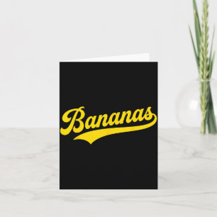 Carte Humour Rétro Banane Bananes Classiques Hommes Femm