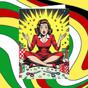 Carte Humour sarcastique de Noël drôle