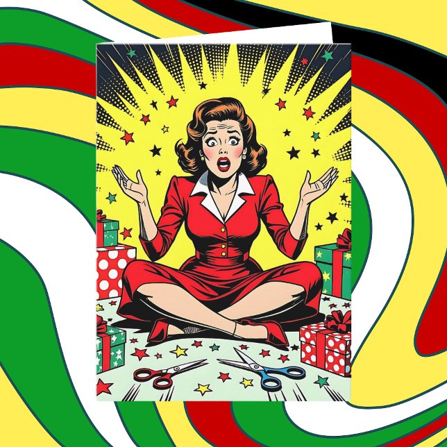 Carte Humour sarcastique de Noël drôle (Créateur téléchargé)