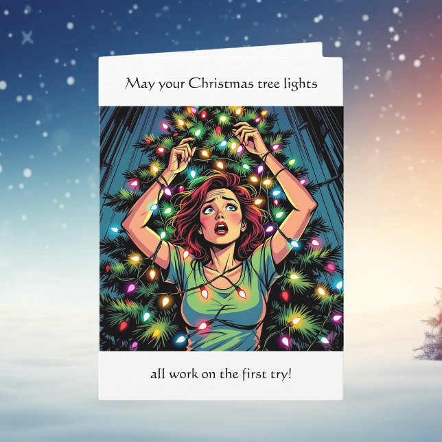 Carte Humour sarcastique de Noël drôle (Créateur téléchargé)