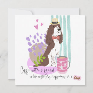 Carte Humour Springer Spaniel Citation Toute Occasion