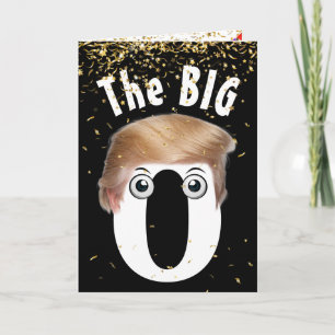 Carte Humour sur les cheveux de Trump pour les 50 ans av