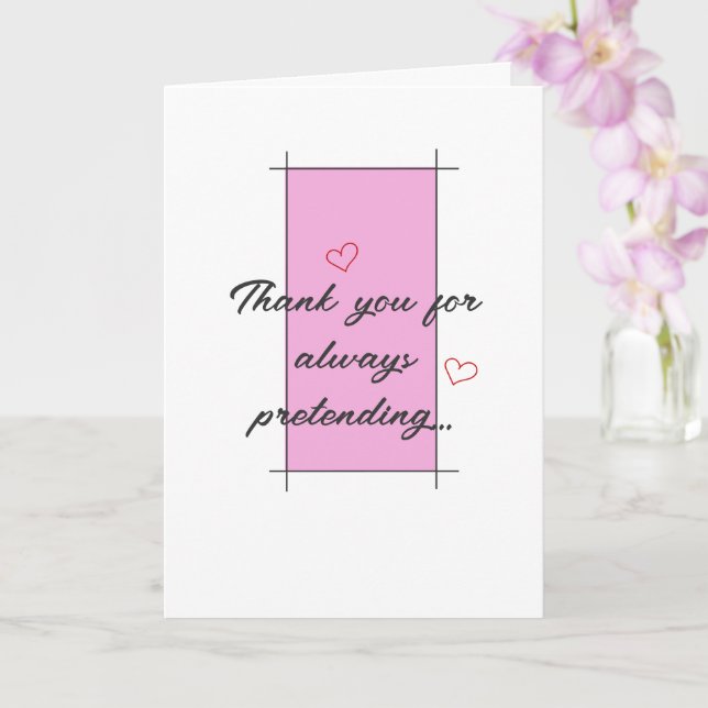 Carte Humour tendance Shopping Joke Funny Valentines Day (Orchidée)