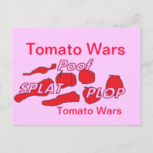 Carte Humour Tomato Wars