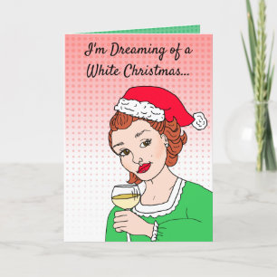 Carte Humour Vin Noël