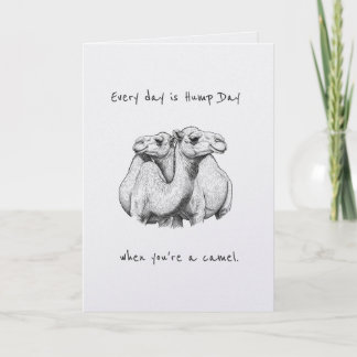 Carte Hump Day Camel Couple Valentine's Anniversary