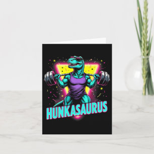 Carte Hunkasaurus Poids Bodybuilding Gym entraînement